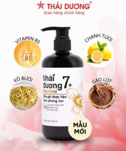 dầu gội dược liệu thái dương 7 plus gold 250ml
